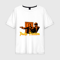 Футболка оверсайз мужская Pulp Fiction, цвет: белый