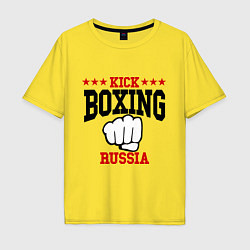 Мужская футболка оверсайз Kickboxing Russia