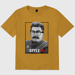 Футболка оверсайз мужская Stalin: Style in, цвет: горчичный
