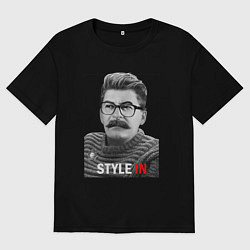 Футболка оверсайз мужская Stalin: Style in, цвет: черный
