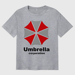 Футболка оверсайз мужская Umbrella corporation, цвет: меланж
