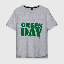 Футболка оверсайз мужская Green Day, цвет: меланж