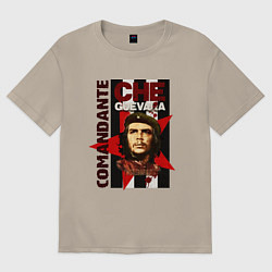 Футболка оверсайз мужская Comandante, цвет: миндальный
