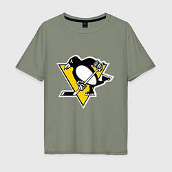 Мужская футболка оверсайз Pittsburgh Penguins