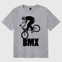 Футболка оверсайз мужская BMX 3, цвет: меланж