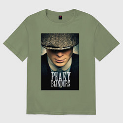 Футболка оверсайз мужская Peaky Blinders, цвет: авокадо