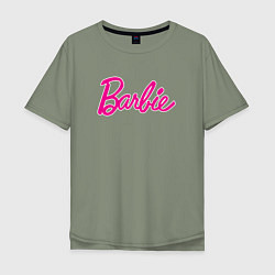 Футболка оверсайз мужская Барби 3, цвет: авокадо