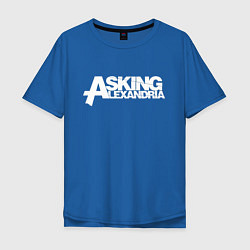 Футболка оверсайз мужская Asking Alexandria, цвет: синий
