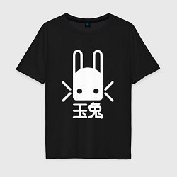 Футболка оверсайз мужская Destiny Rabbit, цвет: черный
