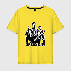 Мужская футболка оверсайз Группа Green Day