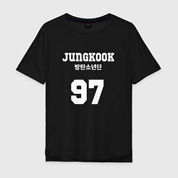 Футболка оверсайз мужская Jungkook 97, цвет: черный