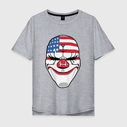Футболка оверсайз мужская American Mask, цвет: меланж