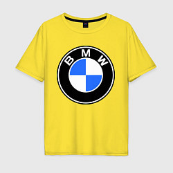 Мужская футболка оверсайз Logo BMW