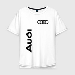 Футболка оверсайз мужская Audi Style, цвет: белый