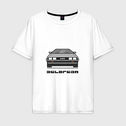 Мужская футболка оверсайз DeLorean