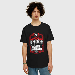 Футболка оверсайз мужская Black Sabbath Collective, цвет: черный — фото 2
