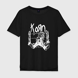 Мужская футболка оверсайз Korn