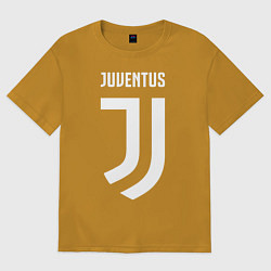 Футболка оверсайз мужская FC Juventus, цвет: горчичный