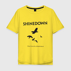 Футболка оверсайз мужская Shinedown: Sound of Madness, цвет: желтый
