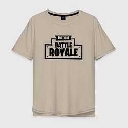 Футболка оверсайз мужская Fortnite: Battle Royale, цвет: миндальный