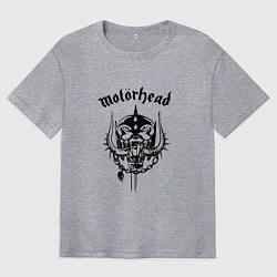 Футболка оверсайз мужская Motrhead: Black Devil, цвет: меланж