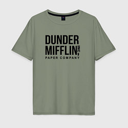 Мужская футболка оверсайз Dunder Mifflin