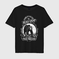 Мужская футболка оверсайз Bear Camp Free Forever