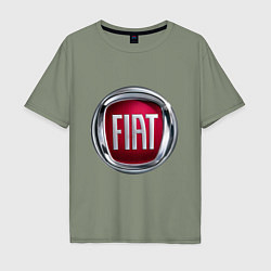 Мужская футболка оверсайз FIAT logo