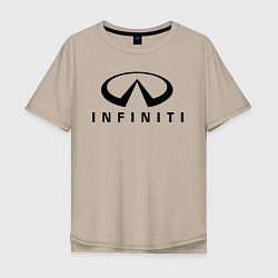 Мужская футболка оверсайз Infiniti logo