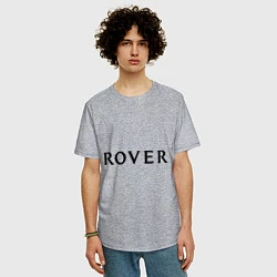 Футболка оверсайз мужская Rover, цвет: меланж — фото 2