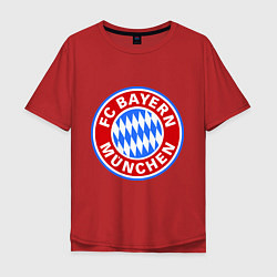 Футболка оверсайз мужская Bayern Munchen FC, цвет: красный