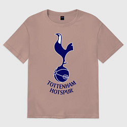 Футболка оверсайз мужская Tottenham FC, цвет: пыльно-розовый