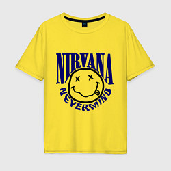 Футболка оверсайз мужская Nevermind Nirvana, цвет: желтый