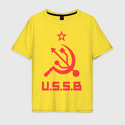 Мужская футболка оверсайз USSB