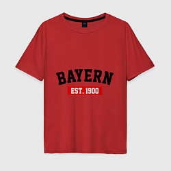 Мужская футболка оверсайз FC Bayern Est. 1900