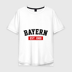 Мужская футболка оверсайз FC Bayern Est. 1900