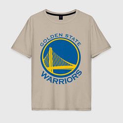 Мужская футболка оверсайз Golden state Warriors