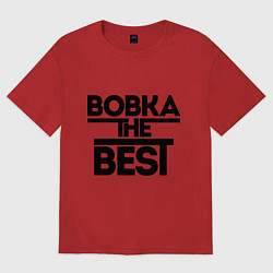 Футболка оверсайз мужская Вовка the best, цвет: красный