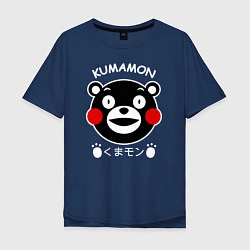 Футболка оверсайз мужская Kumamon, цвет: тёмно-синий