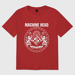 Футболка оверсайз мужская Machine Head MCMXCII, цвет: красный