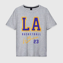 Футболка оверсайз мужская Lebron 23: Los Angeles, цвет: меланж