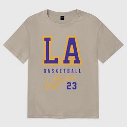 Футболка оверсайз мужская Lebron 23: Los Angeles, цвет: миндальный