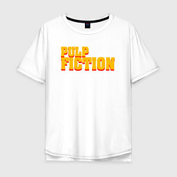 Футболка оверсайз мужская Pulp Fiction, цвет: белый