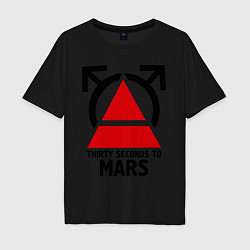 Мужская футболка оверсайз Thirty Seconds To Mars