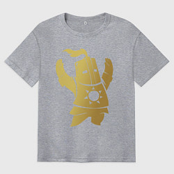 Футболка оверсайз мужская Praise the Sun!, цвет: меланж