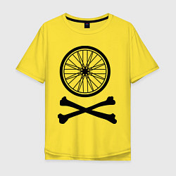 Футболка оверсайз мужская Bicycle, цвет: желтый