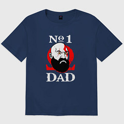 Футболка оверсайз мужская Dad Kratos, цвет: тёмно-синий