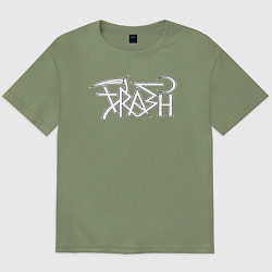 Футболка оверсайз мужская Trash gang, цвет: авокадо