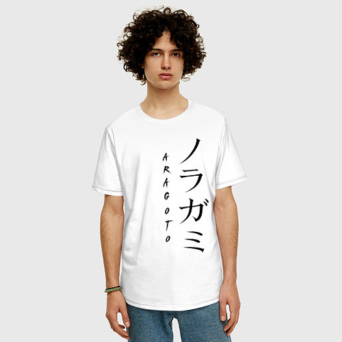 Мужская футболка оверсайз Бездомный Бог / Белый – фото 3