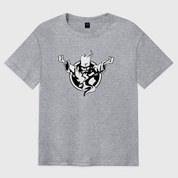 Футболка оверсайз мужская Thunderdome logo, цвет: меланж